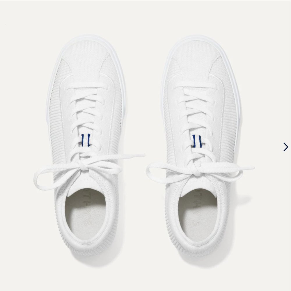 Brand new in box Rothy's The Laceup Womens 10 Bright White